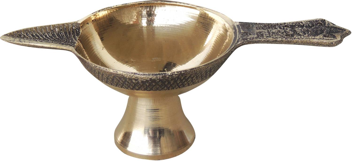 Brass Gift Center Brass Oil lamp Deepak With Brass Finish Brass Table Diya