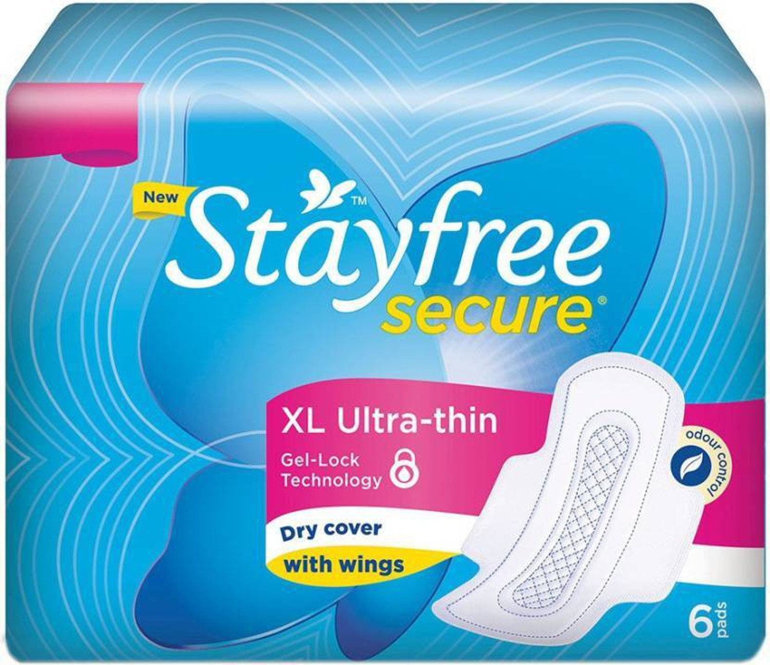 Image of STAYFREE Secure Ultra Thin XL Wings Sanitary Pad