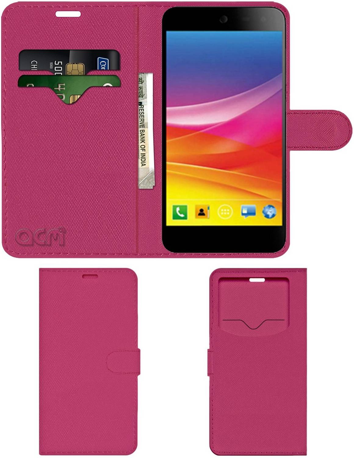 ACM Flip Cover for Micromax Canvas Nitro 4g E455