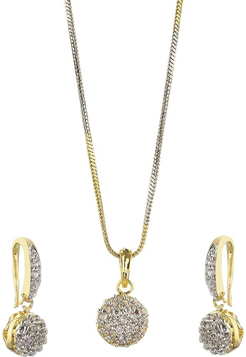 Bhagya Lakshmi Alloy Gold, Silver Jewellery Set