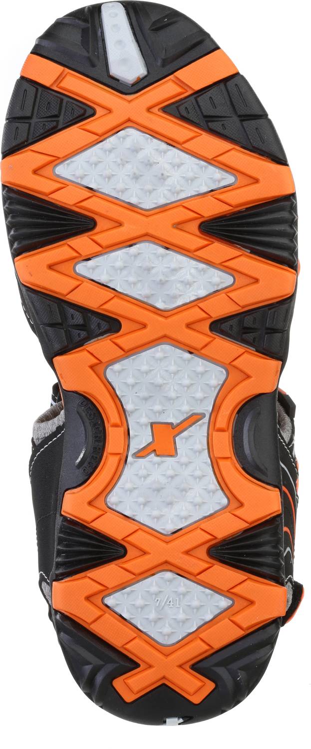 Sparx Sparx Men SS-446 Black Orange Floater Sandals Men Sandals