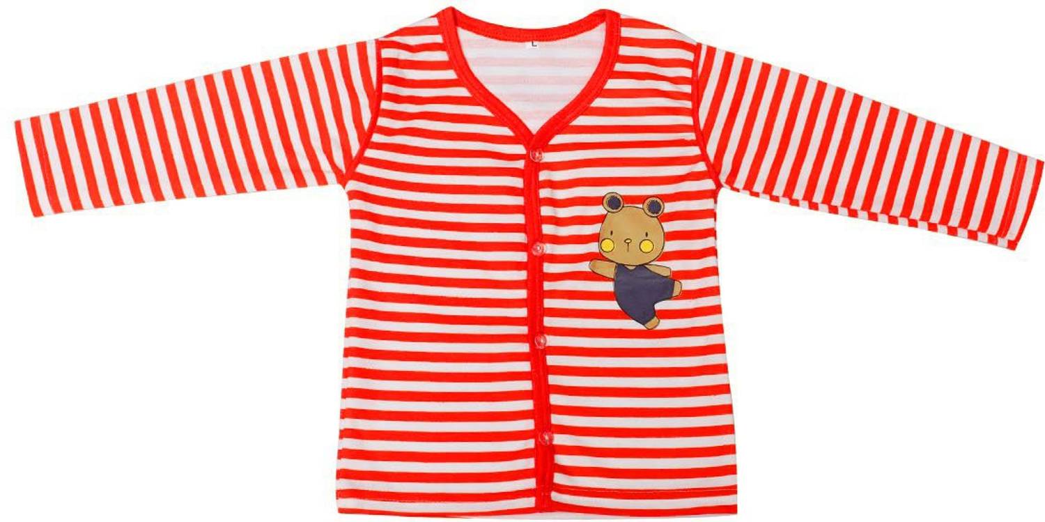 babeezworld Boys & Girls Striped Cotton Blend Regular T Shirt