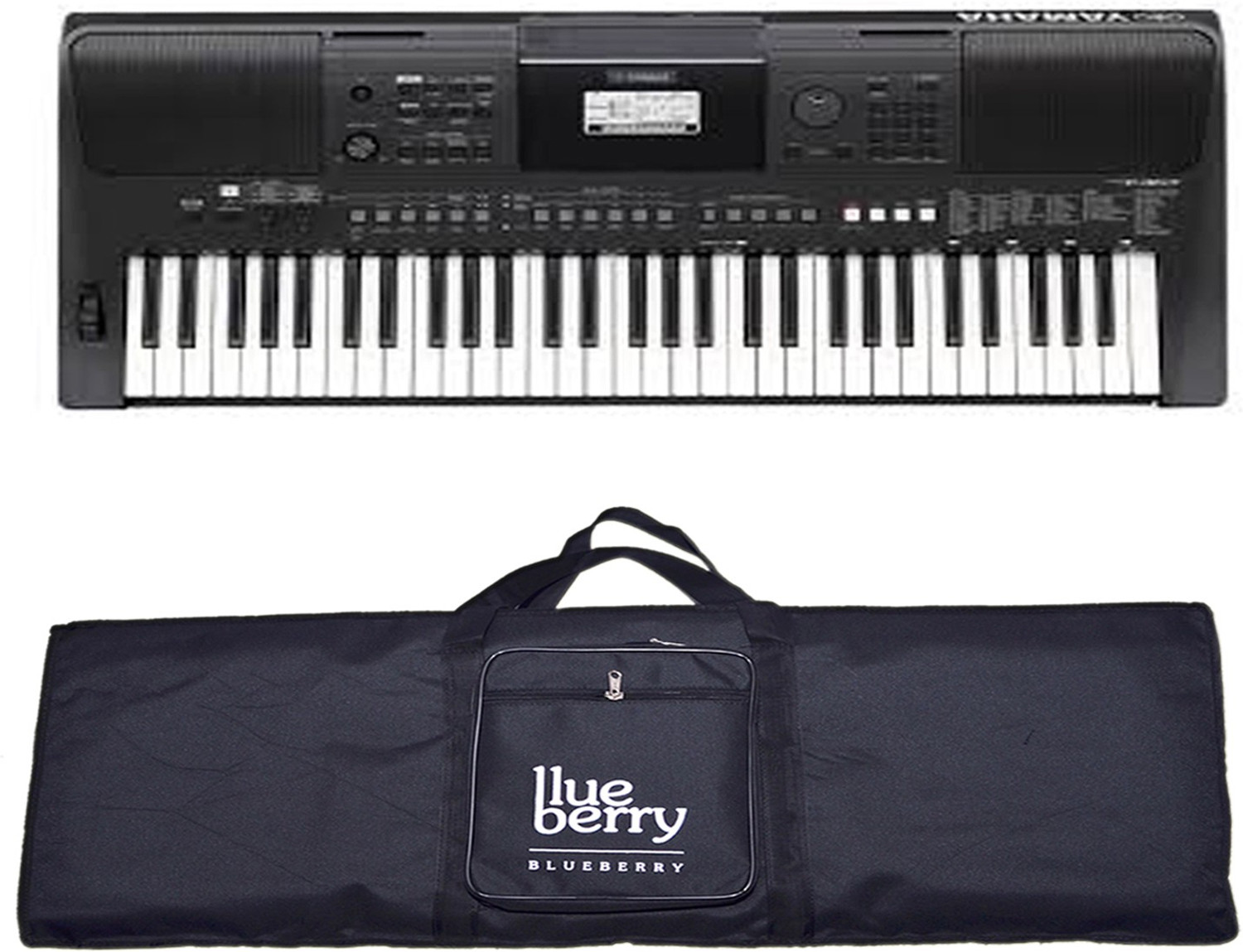 Image of YAMAHA PSR E 463 With Adapter and Blueberry Bag Digital Portable Keyboard