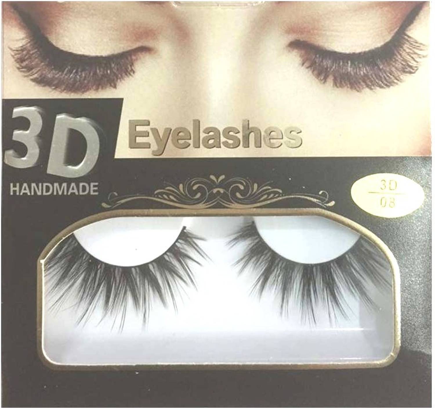 BELLA HARARO 3D Handmade Mink Eyelashes for Girl, Eyelashes for Women (Pack of 1 Pair)