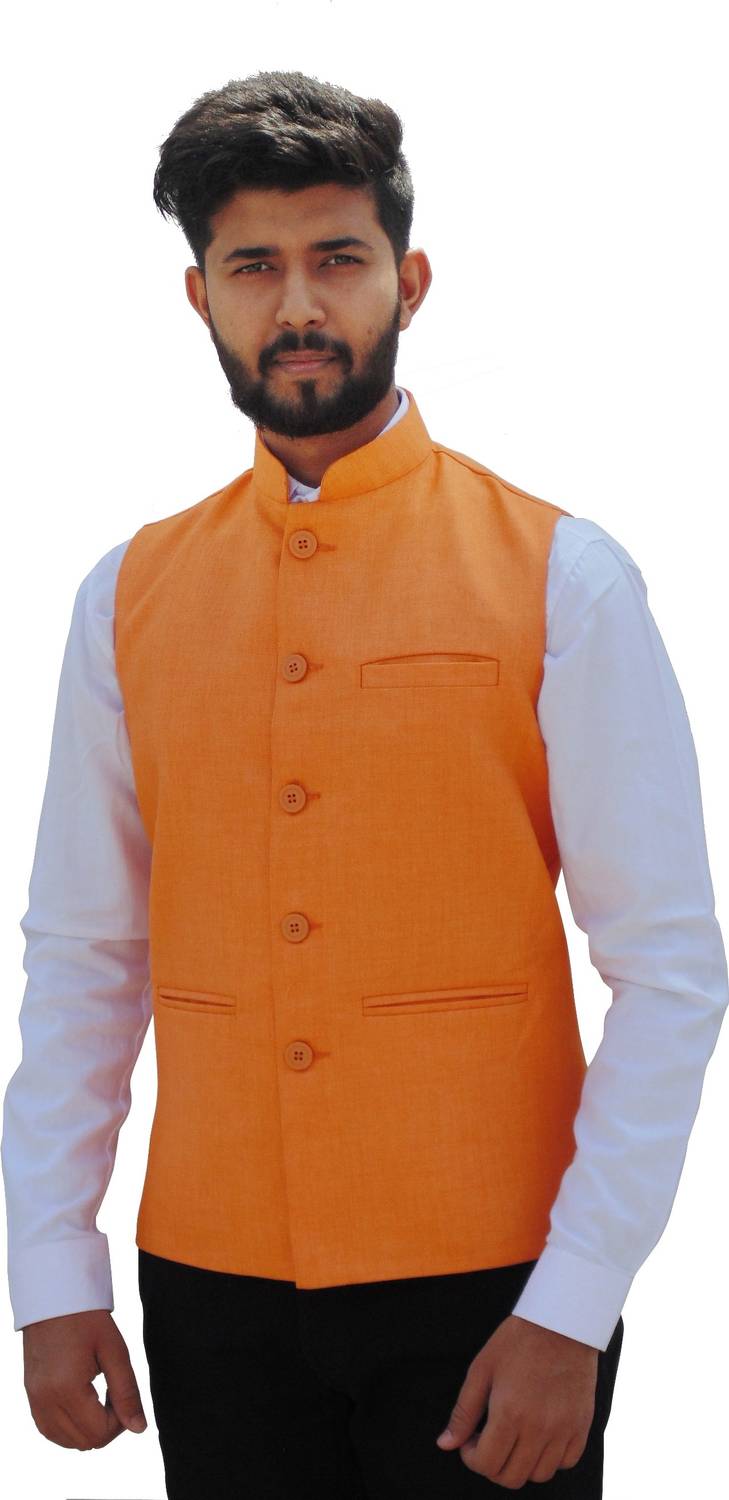 Badoliyasons Sagar Badoliya Men Solid Nehru Jacket