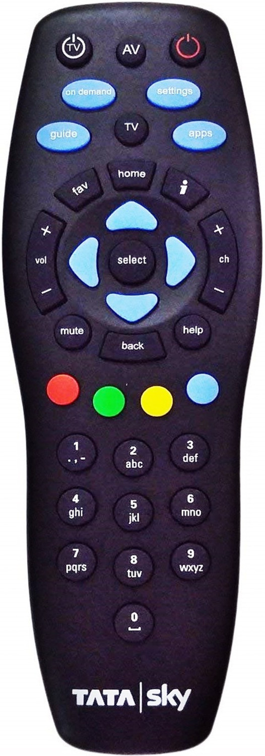 Image of Tata Sky Universal 100% Original SD Setop Box Tata Sky Setop Box, Tata Sky box, Tata Sky hd Remote Controller