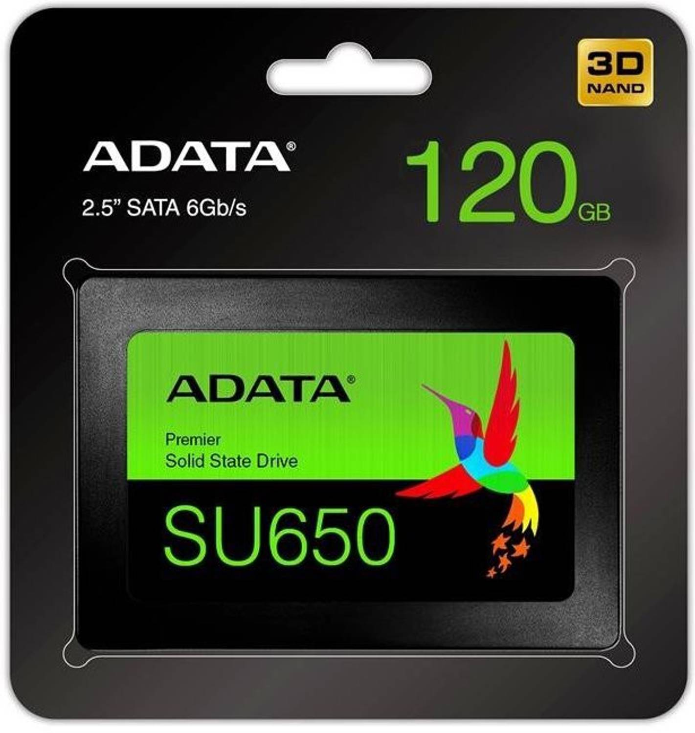 ADATA SU650 120 GB Laptop, Desktop, All in One PC's, Servers Black