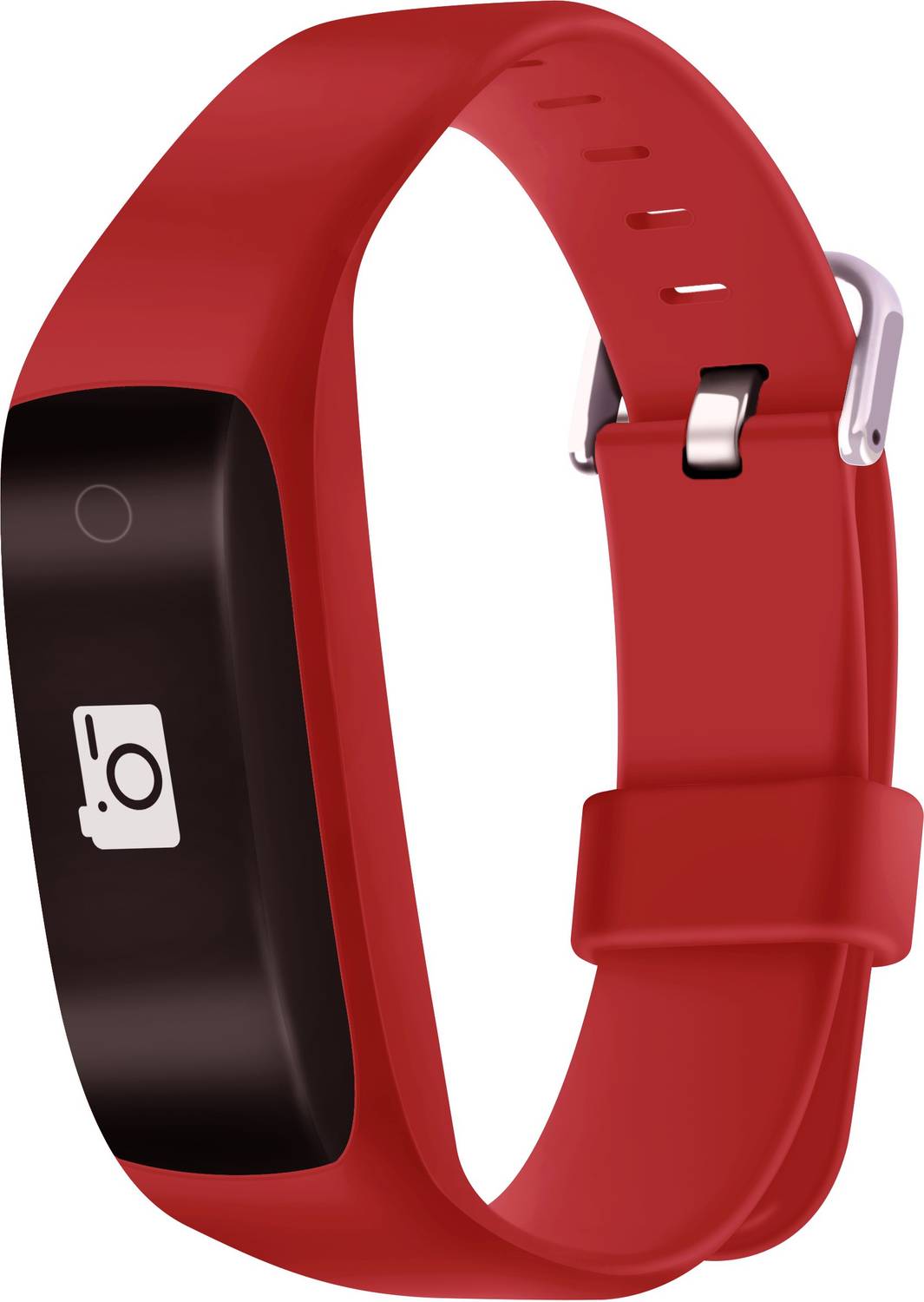 Lenovo HW01 Heart Rate Monitor Smart Band (Red Strap, Size : Regu
