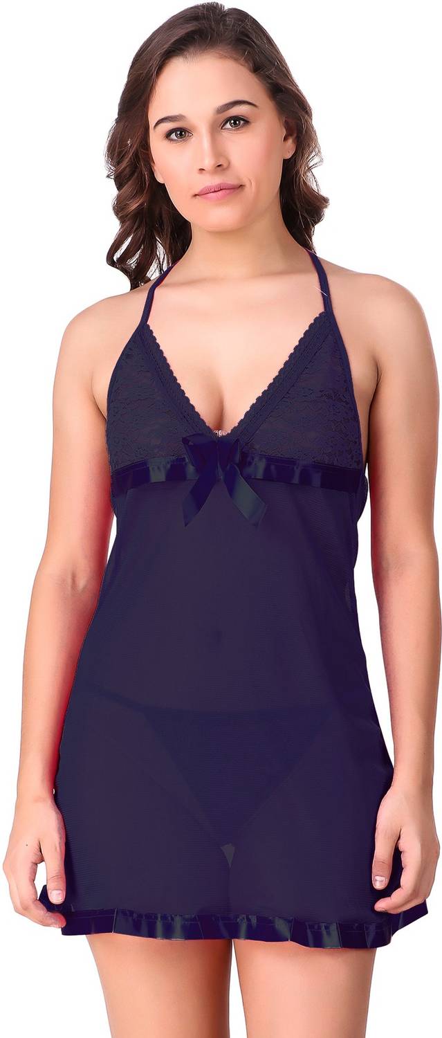 Xs and Os Solid Babydoll