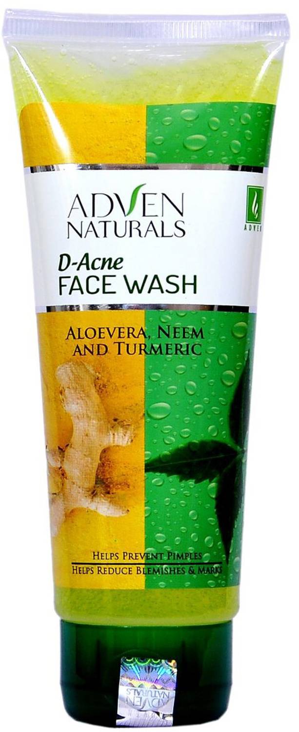 Adven Naturals FACEWASH WITH ALOEVERA NEEM & TURMERIC(PACK OF 2) Face Wash