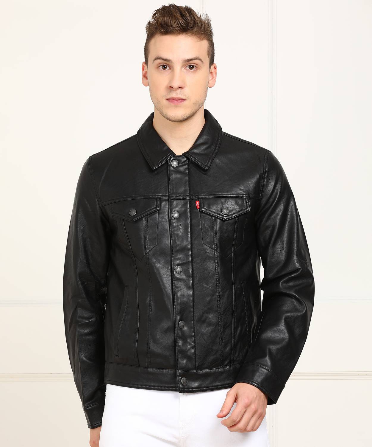 LEVI'S Full Sleeve Solid Men Jacket - Buy Brown LEVI'S Full Sleeve