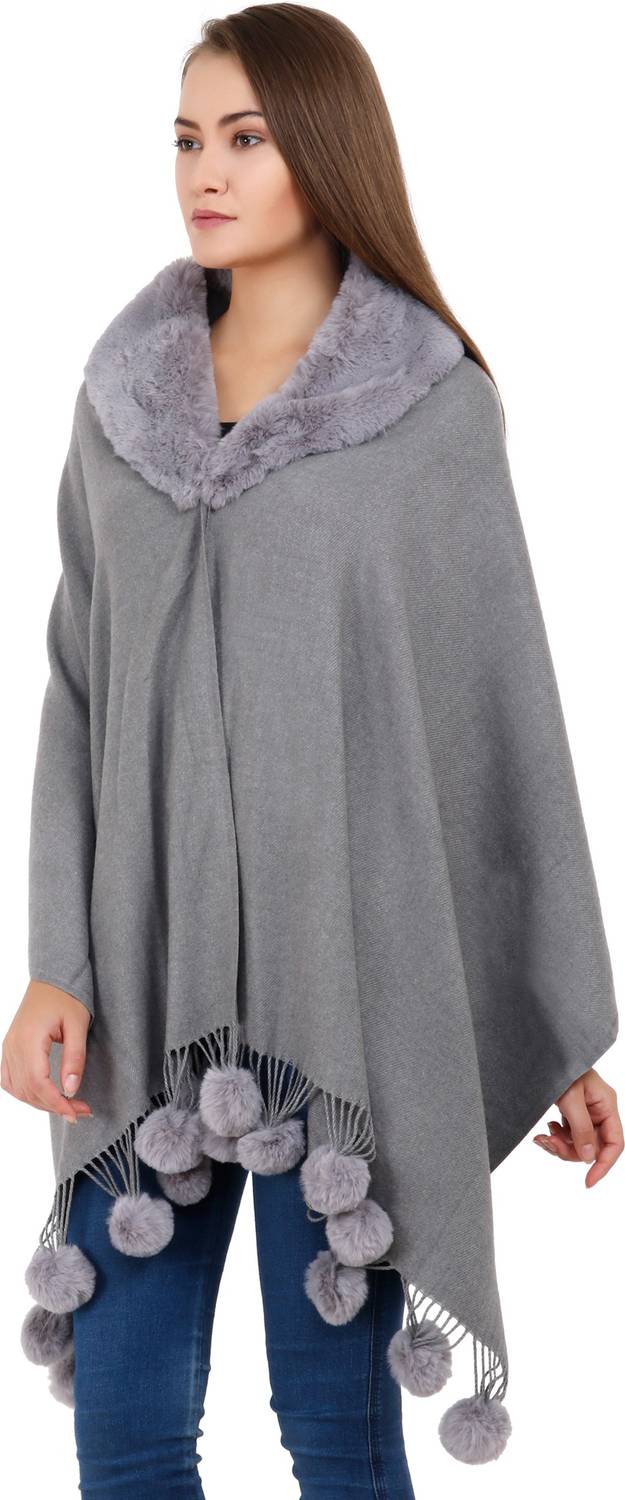 【タグあり】Na.e Wool Poncho グレー shakti kashmiri wool Poncho - Buy shakti kashmiri wool Poncho