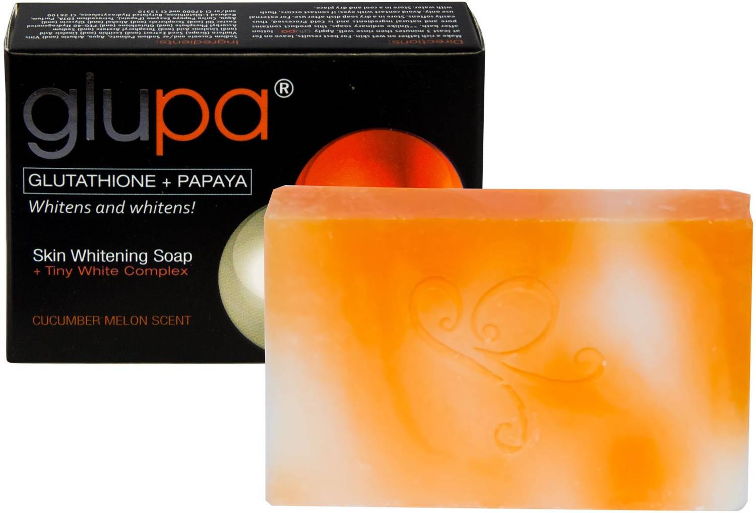 glupa GLUTATHIONE + PAPAYA SKIN WHITENING SOAP