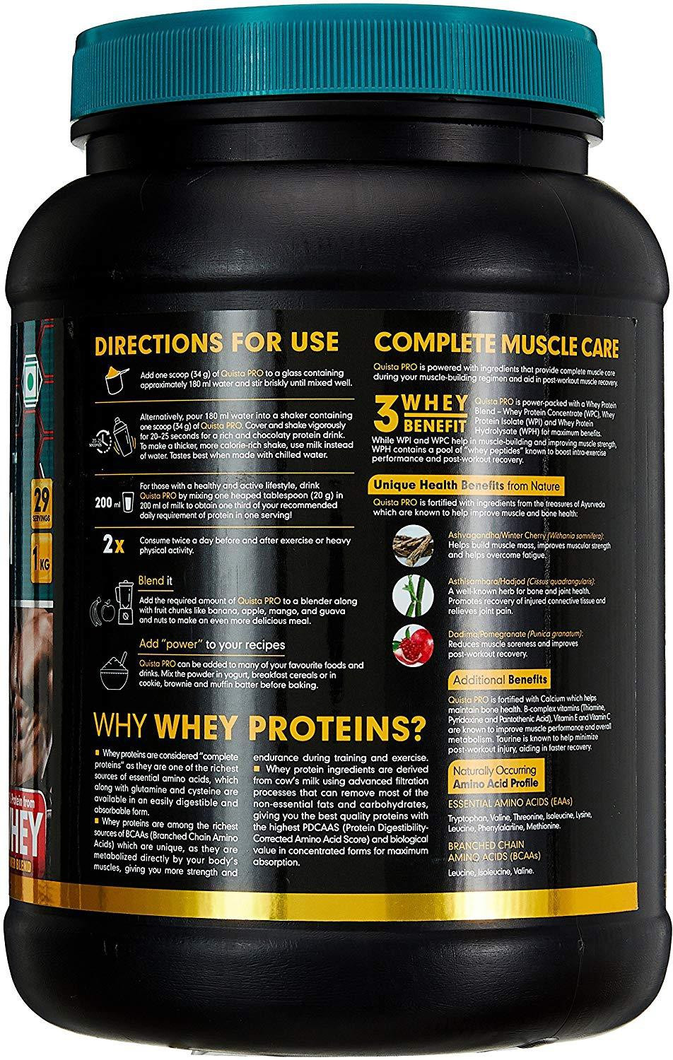 Image of HIMALAYA Quista Pro Advanced 2 Kg Whey Protein