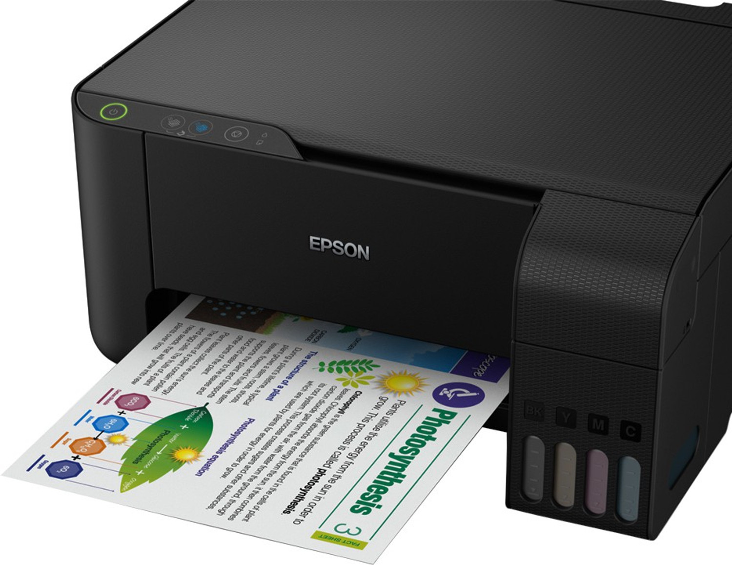 Image of Epson L3110 Multi-function Color Ink Tank Printer (Color Page Cost: 18 Paise | Black Page Cost: 7 Paise | Borderless Printing)