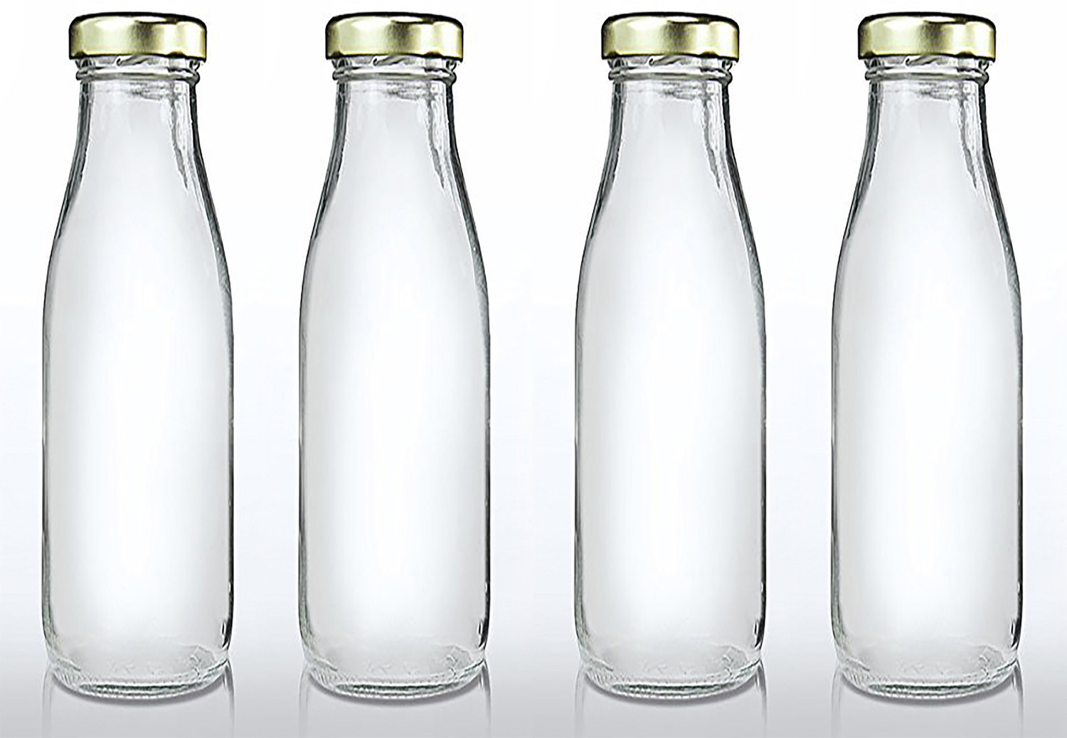 Image of CRAZYINK Hygienic Air Tight Italian Glass Water Bottle, Milk Bottle, Juice Bottle 1000 ml Glass Bottle