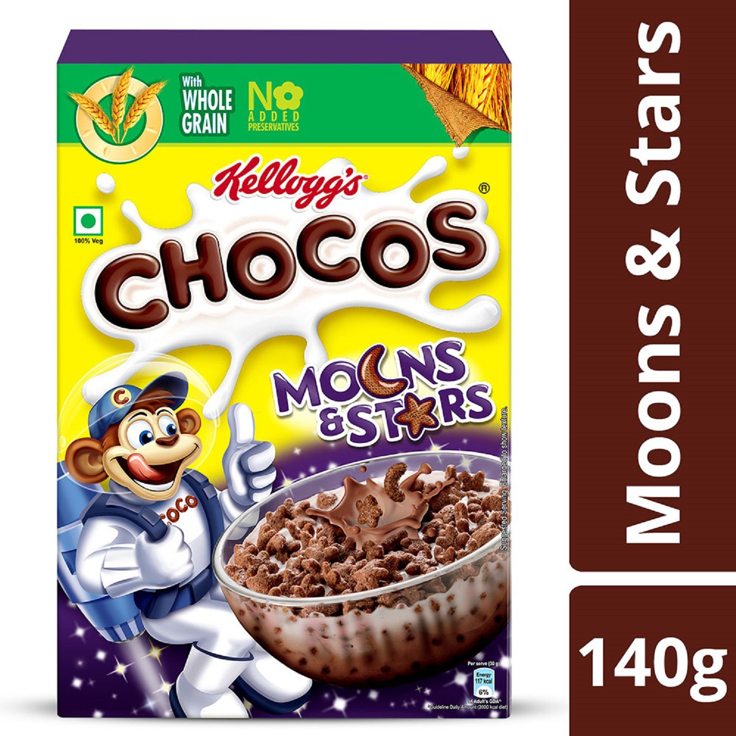 Image of Kellogg's Chocos Moons & Stars Box