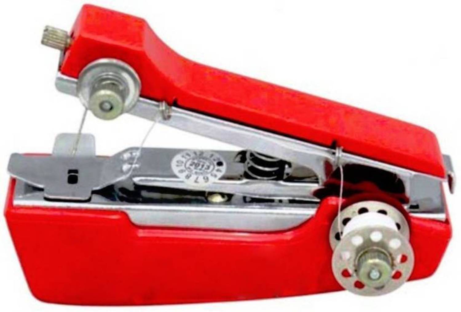 chalowkart Ami Portable Stapler Machine Manual Sewing Machine 1 built-in stitches 75 spm Red