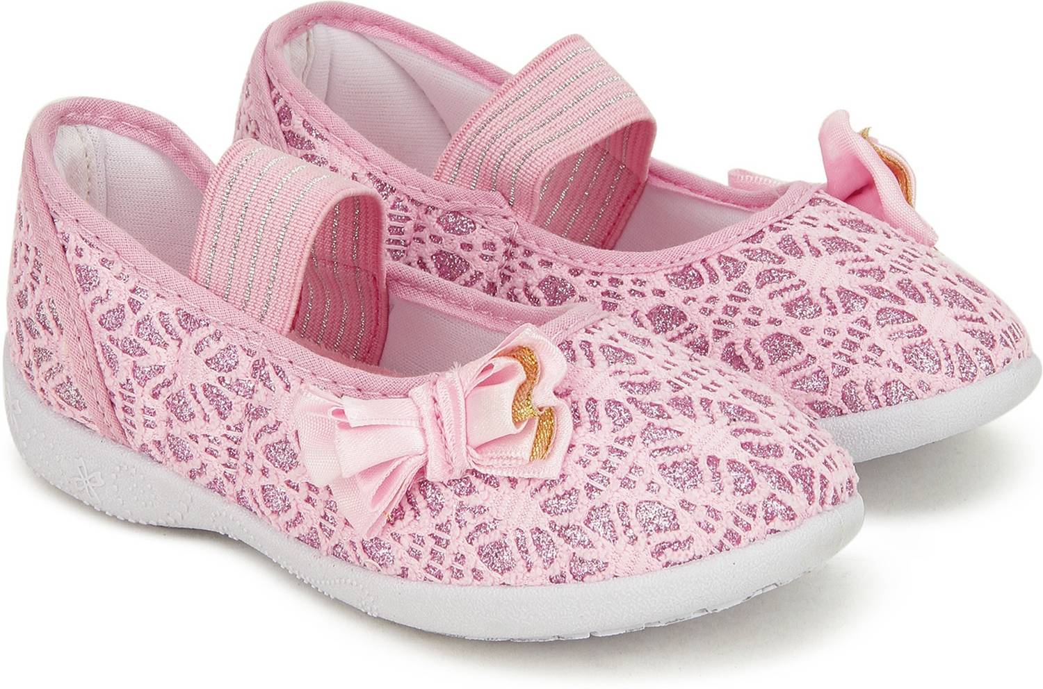 Bubblegummers Girls Strap Ballerinas