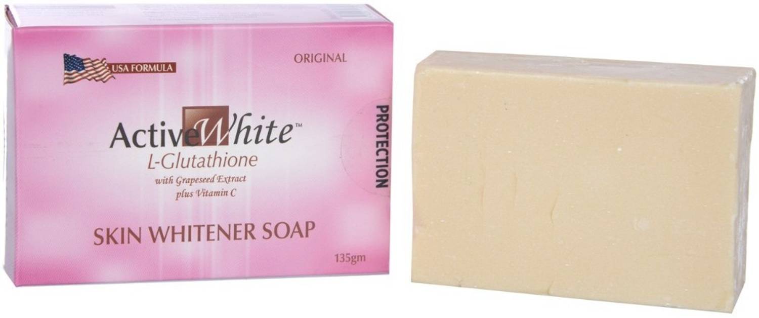 Active White Original L- Glutathione With Grapeseed Extract Plus Vitamin C  Skin Whitening Soap- 135 gm - Price in India, Buy Active White Original L-  Glutathione With Grapeseed Extract Plus Vitamin C