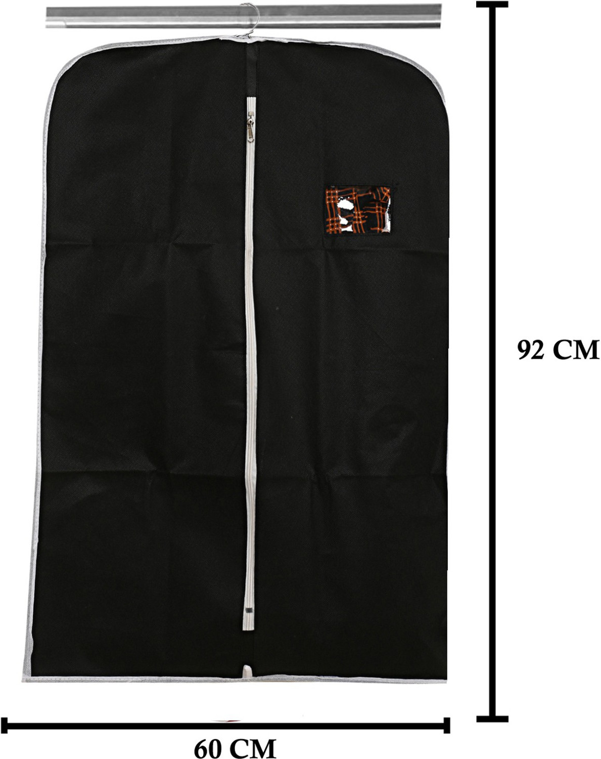Image of KUBER INDUSTRIES Coat cover Non Woven Coat /Blazer Cover (Black) CTKTC02432