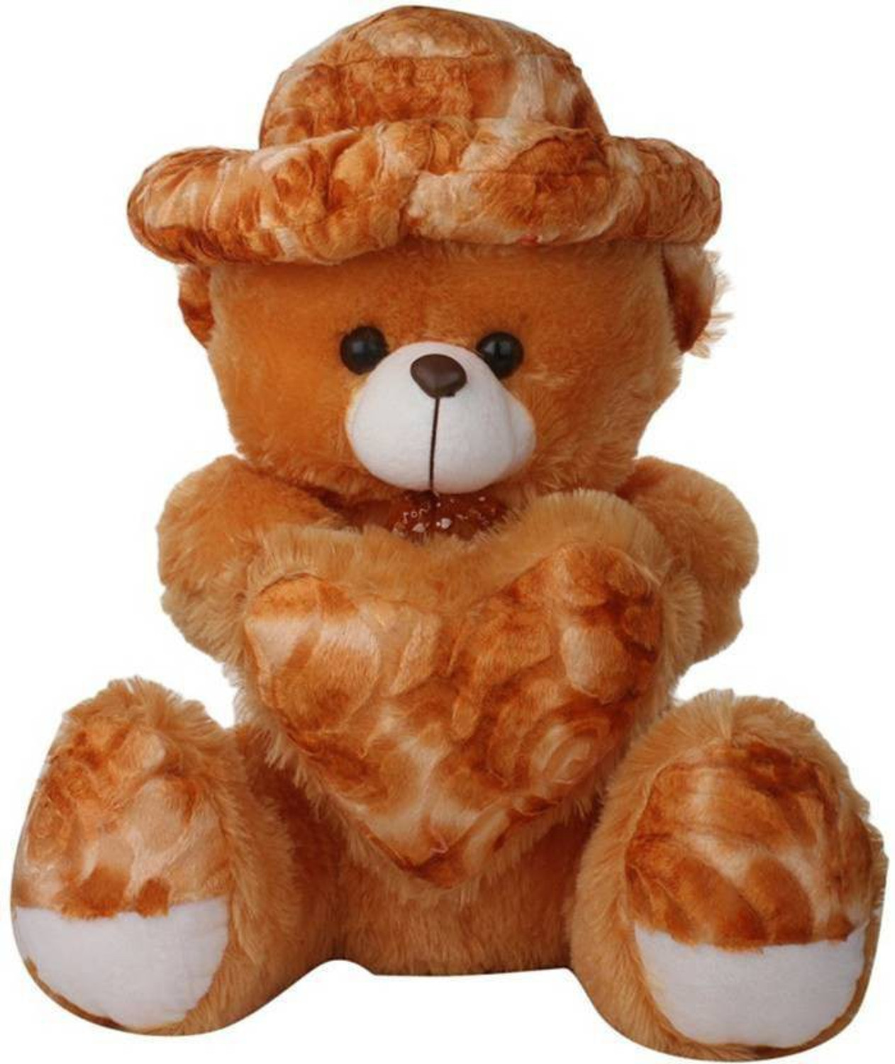 Image of Gifteria 3 Feet Soft Brown CAP Teddy Bear W /Dil Very Beautiful Best Quality For Valentine Gift FOR GIRLFRIEND - 89 cm