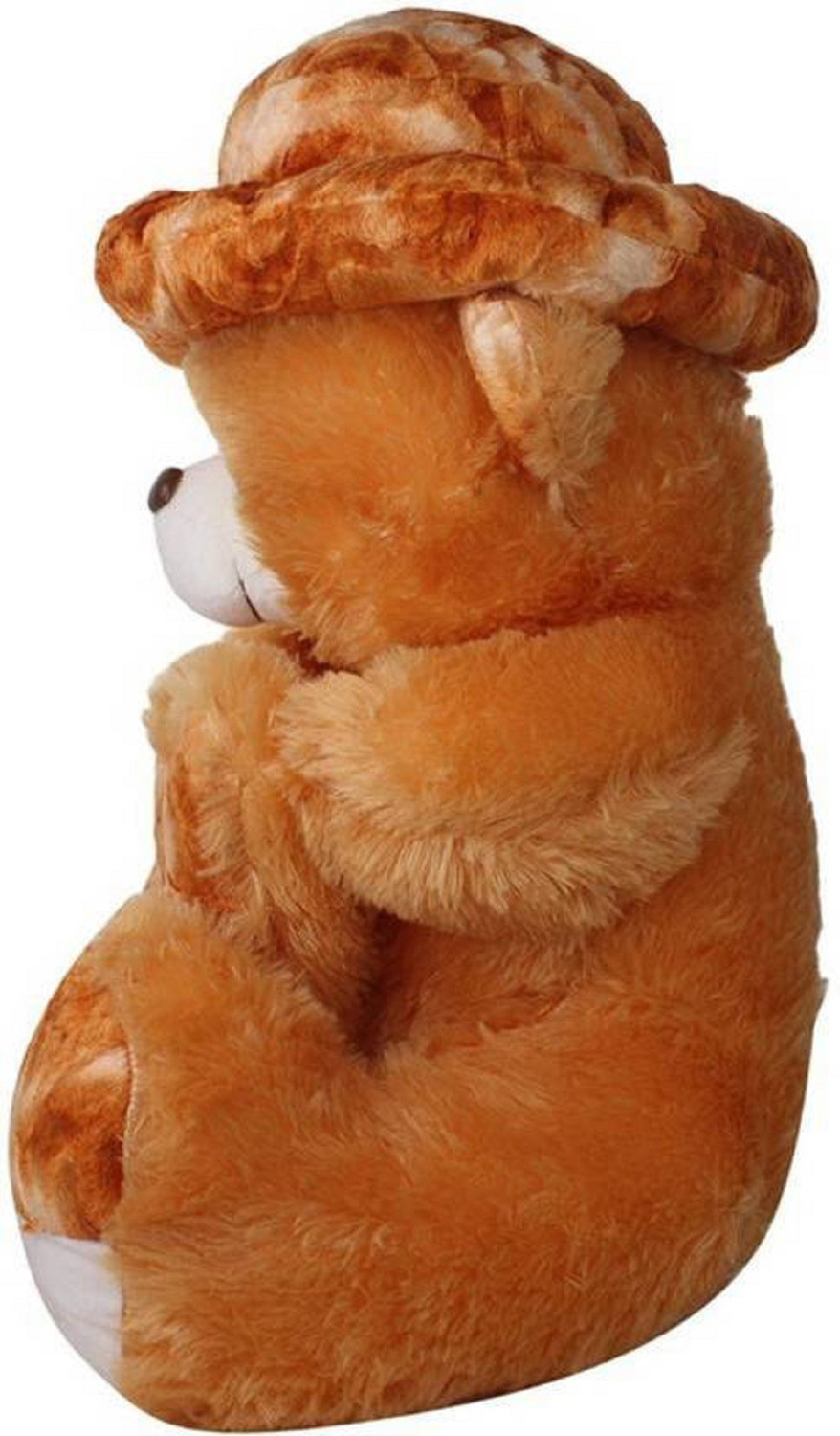 Image of Gifteria 3 Feet Soft Brown CAP Teddy Bear W /Dil Very Beautiful Best Quality For Valentine Gift FOR GIRLFRIEND - 89 cm
