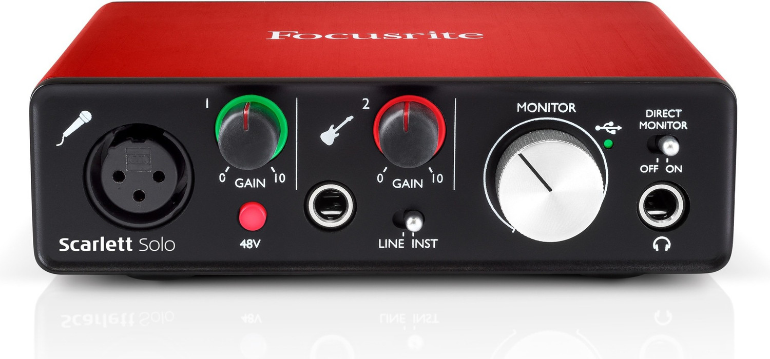FOCUSRITE Scarlett Solo - (2nd Gen) USB Audio Interface 2 Tracks