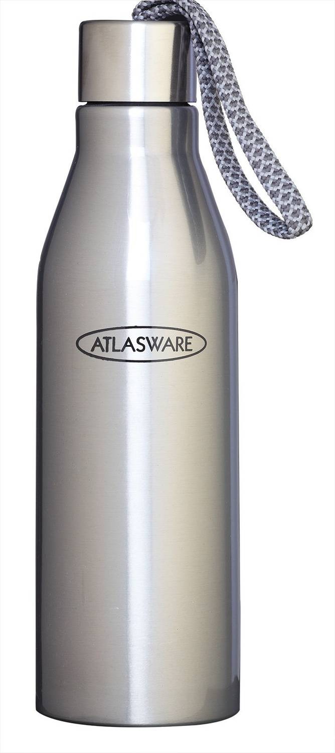 Atlasware Stainless Steel Grey 1000 ml Water Bottle