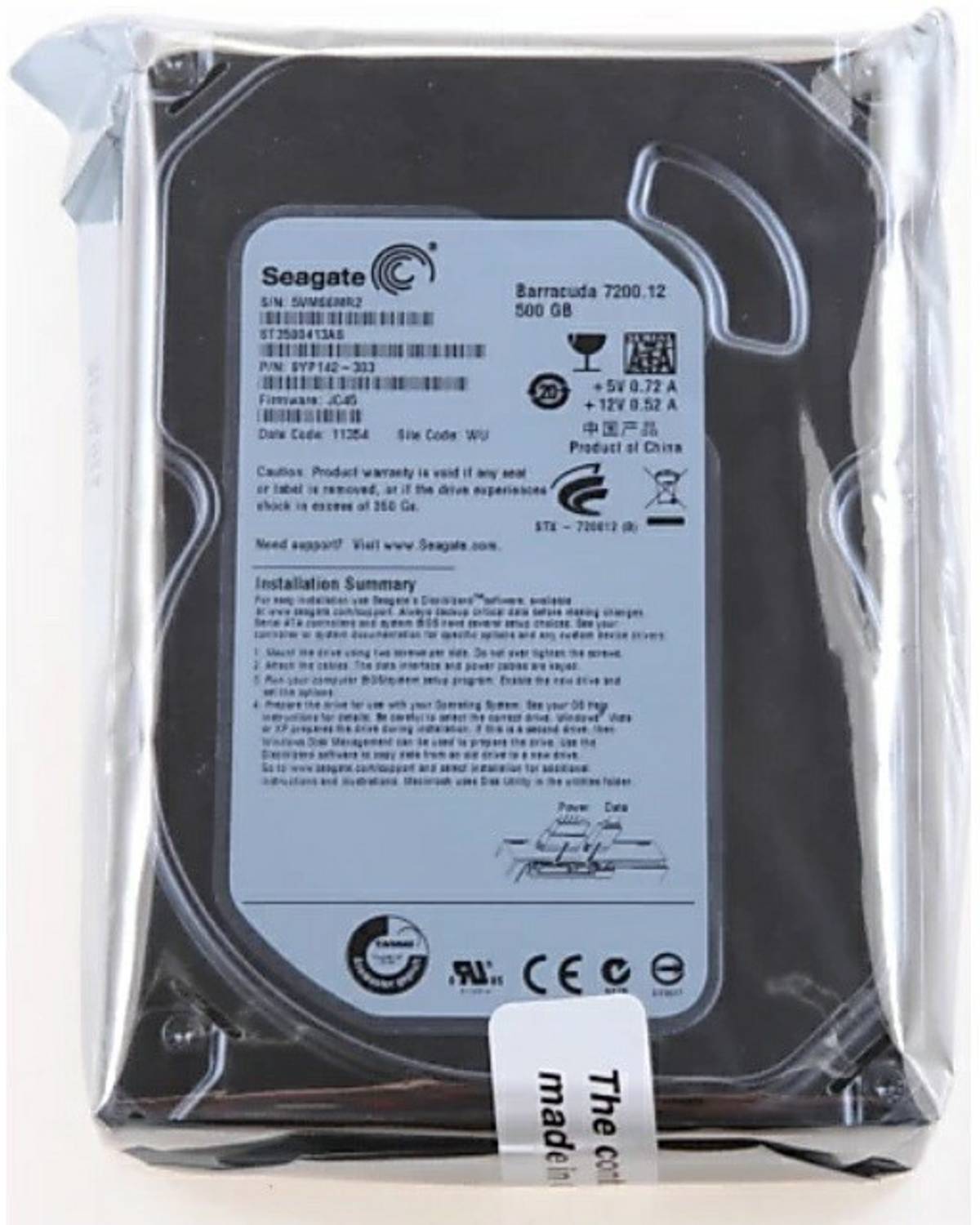 Seagate 500 GB desktop Hard Disk 500 GB Desktop Silver SATA
