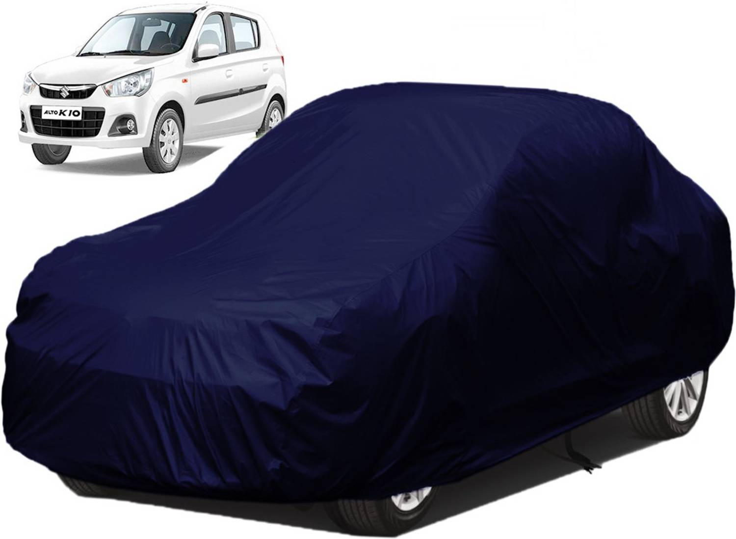 A+ RAIN PROOF Car Cover For Maruti Suzuki Alto K10 (Without Mirror Pockets)