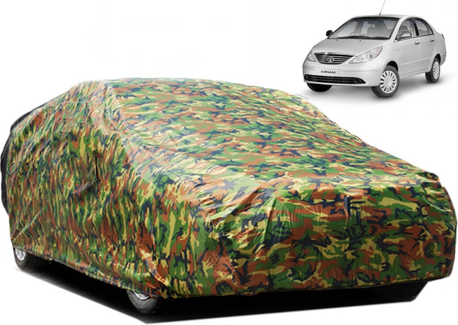 A+ RAIN PROOF Car Cover For Tata Manza (Without Mirror Pockets)