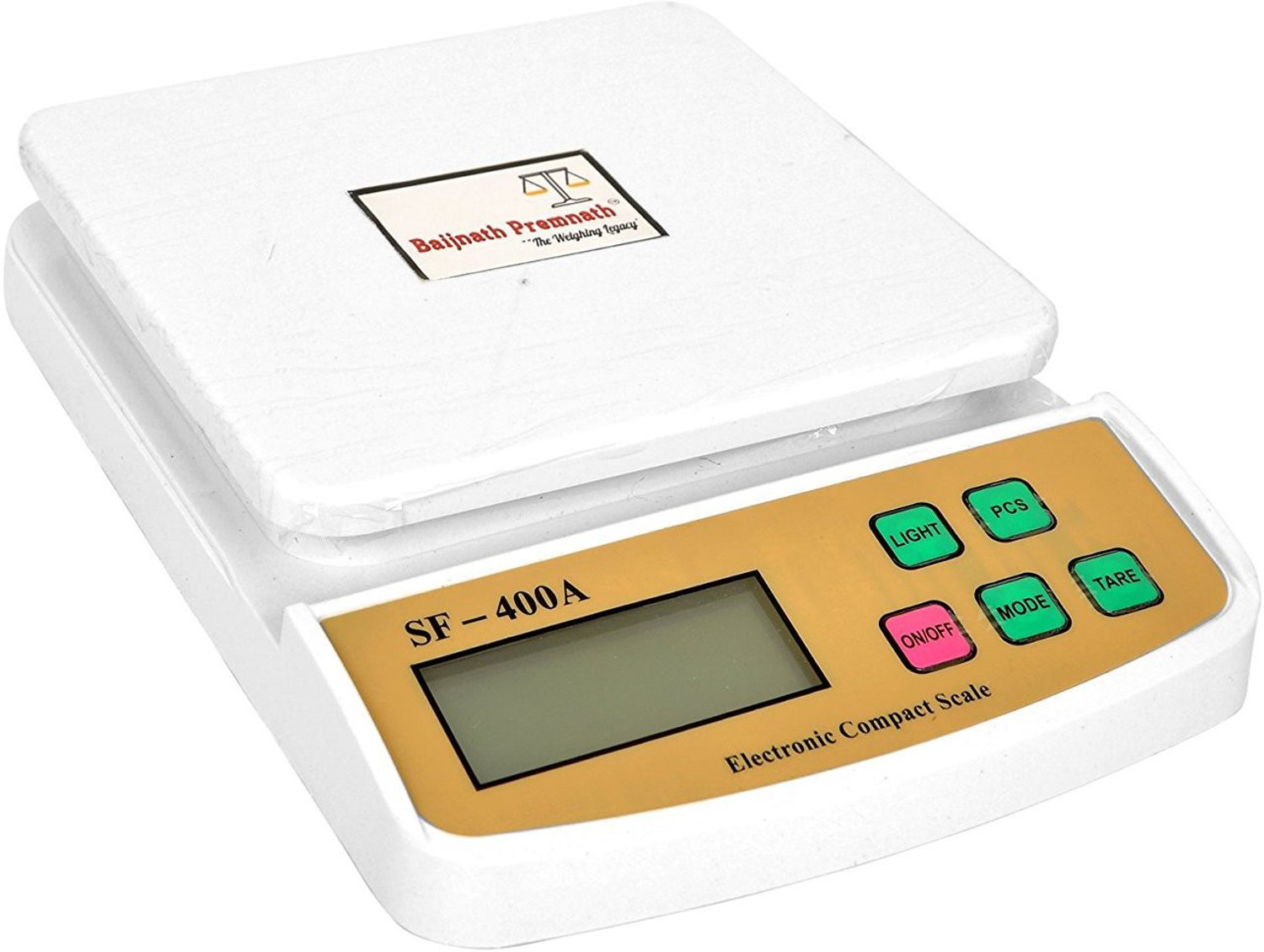 Image of Baijnath Premnath Digital Luggage and Cylinder Weighing Scale (50kg, Multicolour) {for research} Weighing Scale