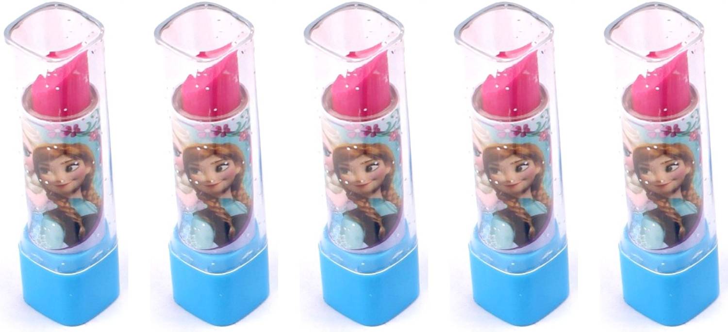 AutoVHPR LipStick Shaped Eraser Pack of 5 Erasers Non-Toxic Eraser