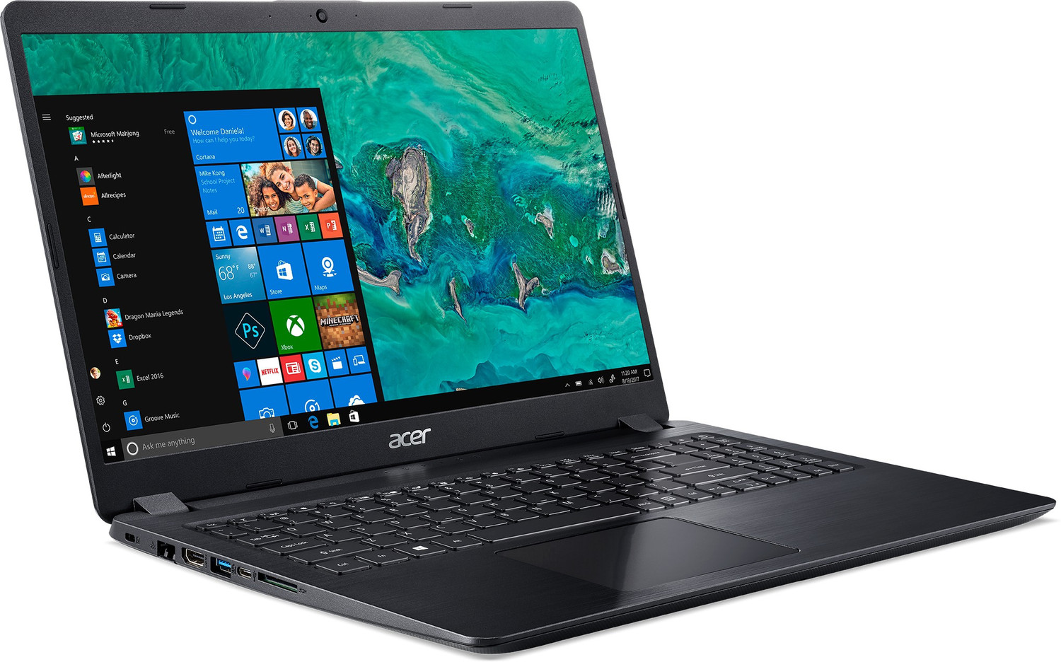 Image of Acer Aspire 5 Intel Core i5 8th Gen 8265U - (8 GB /1 TB HDD /Windows 10 Home /2 GB Graphics) A515-52G Laptop