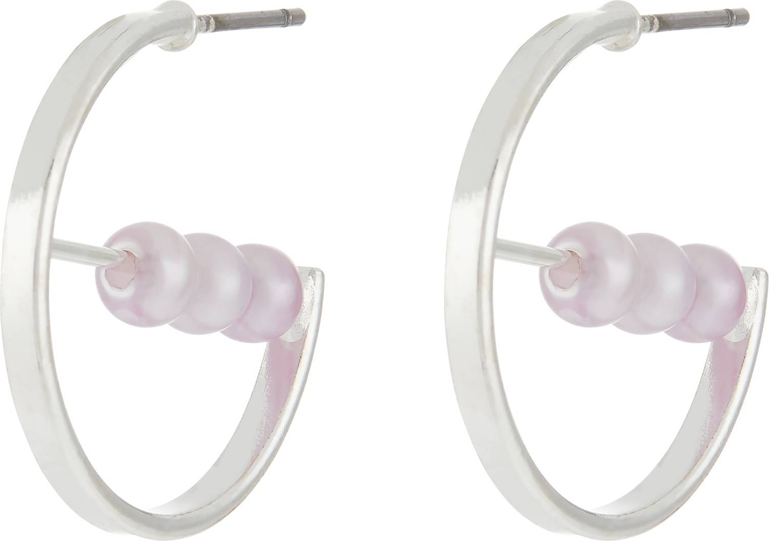 ACCESSORIZE LONDON MN-58186313001 Steel Hoop Earring