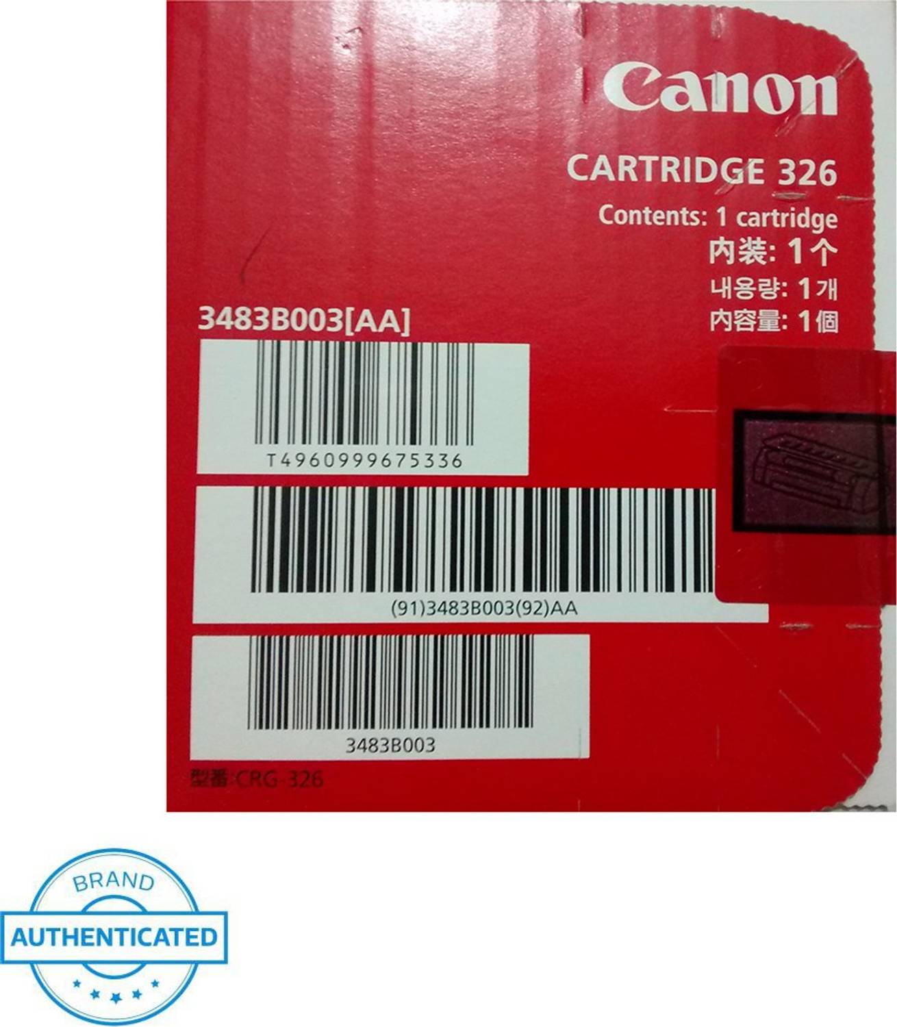 Canon 326 Black Ink Toner - Canon : Flipkart.com