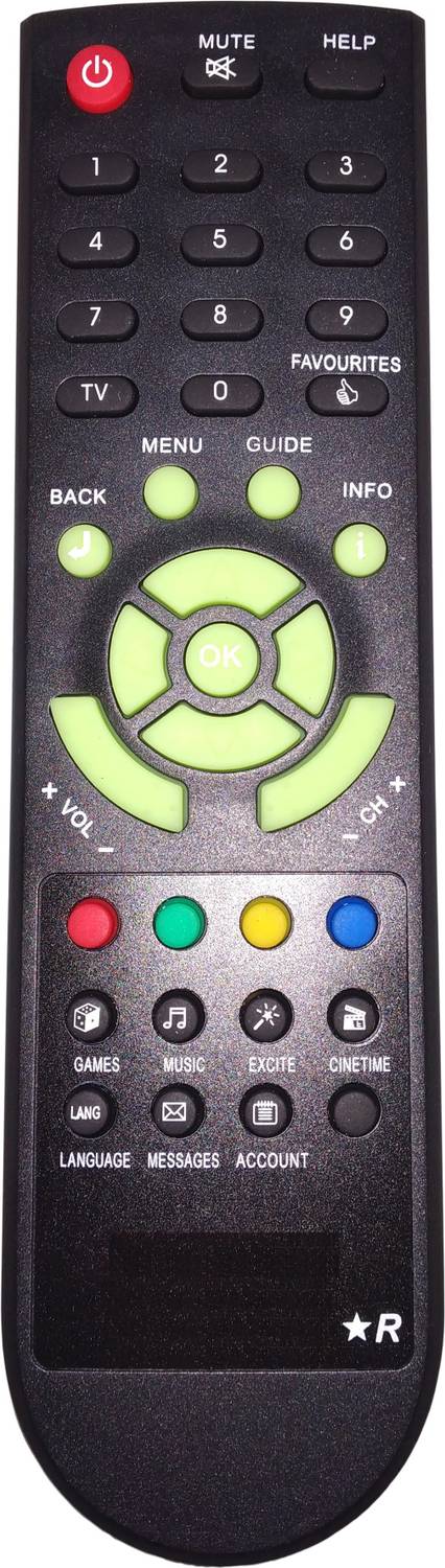 Axelleindia Best Quality Set Top Box Remote Den Remote Controller