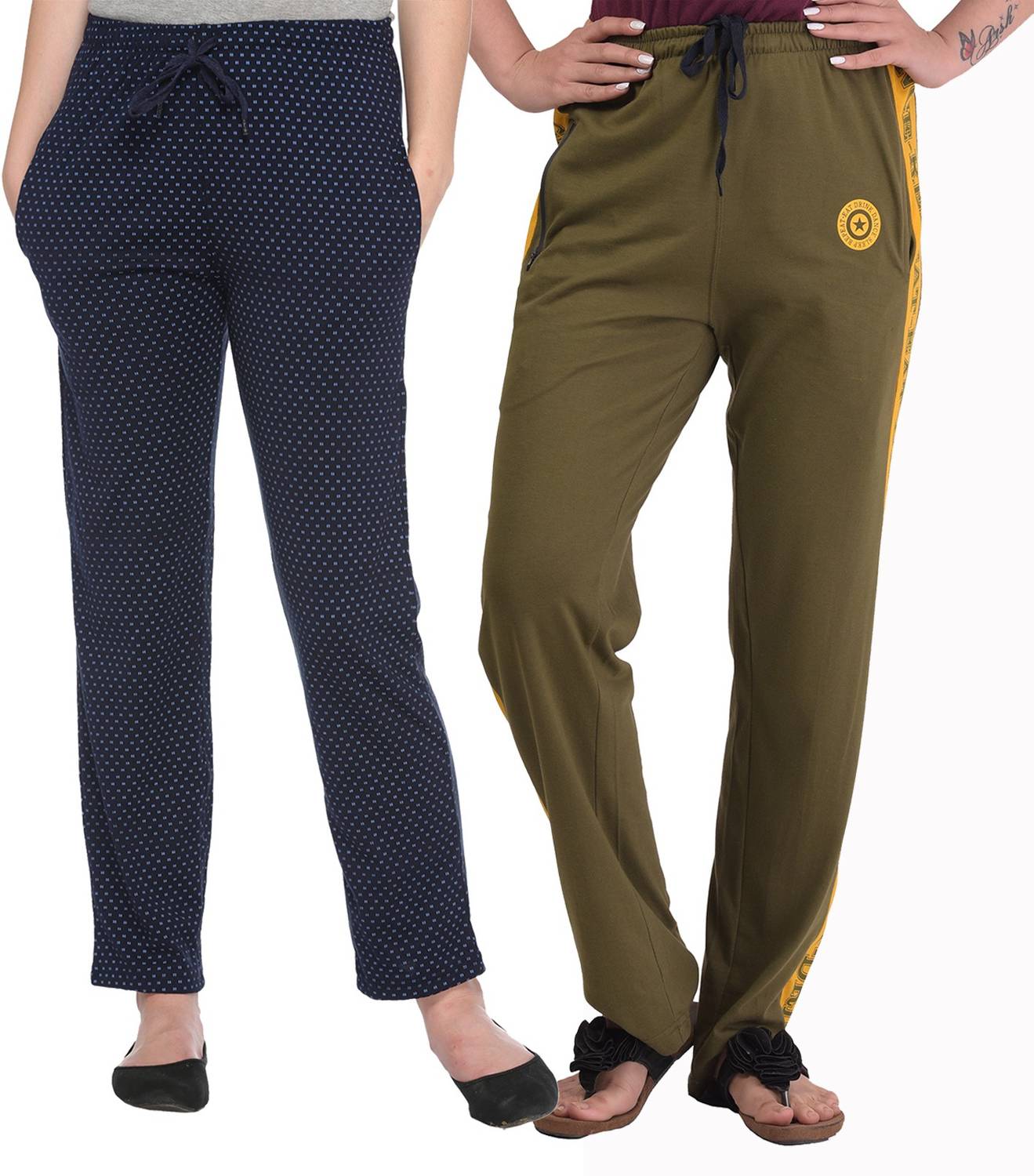 69GAL Printed Women Multicolor Track Pants