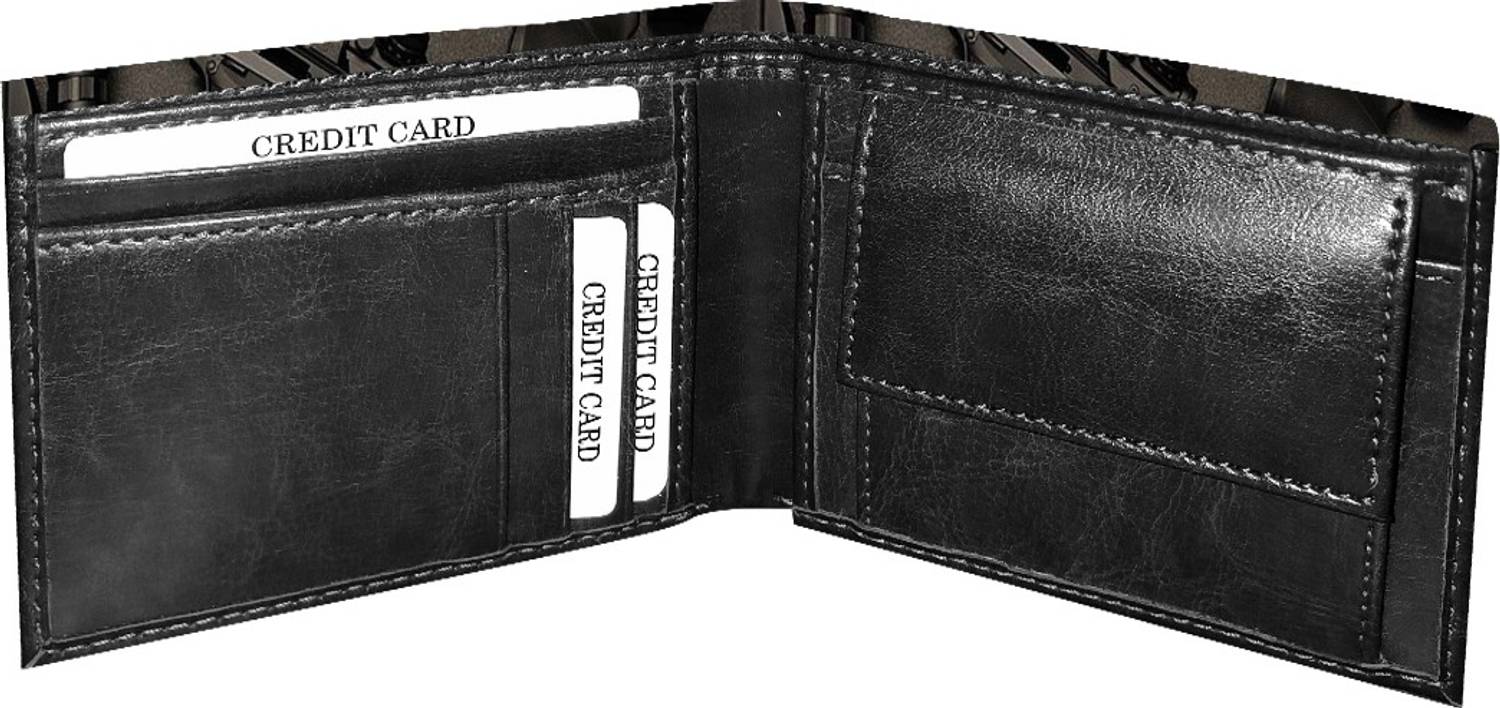 Fashionduet Boys Black Leather Wallet - Image 3
