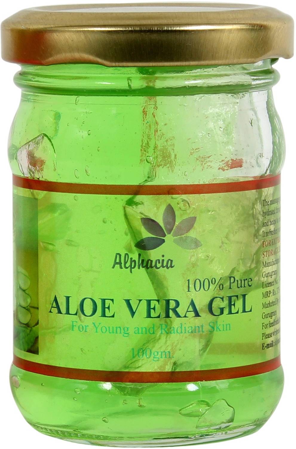 Alphacia 100% Pure Aloe Vera Gel 225
