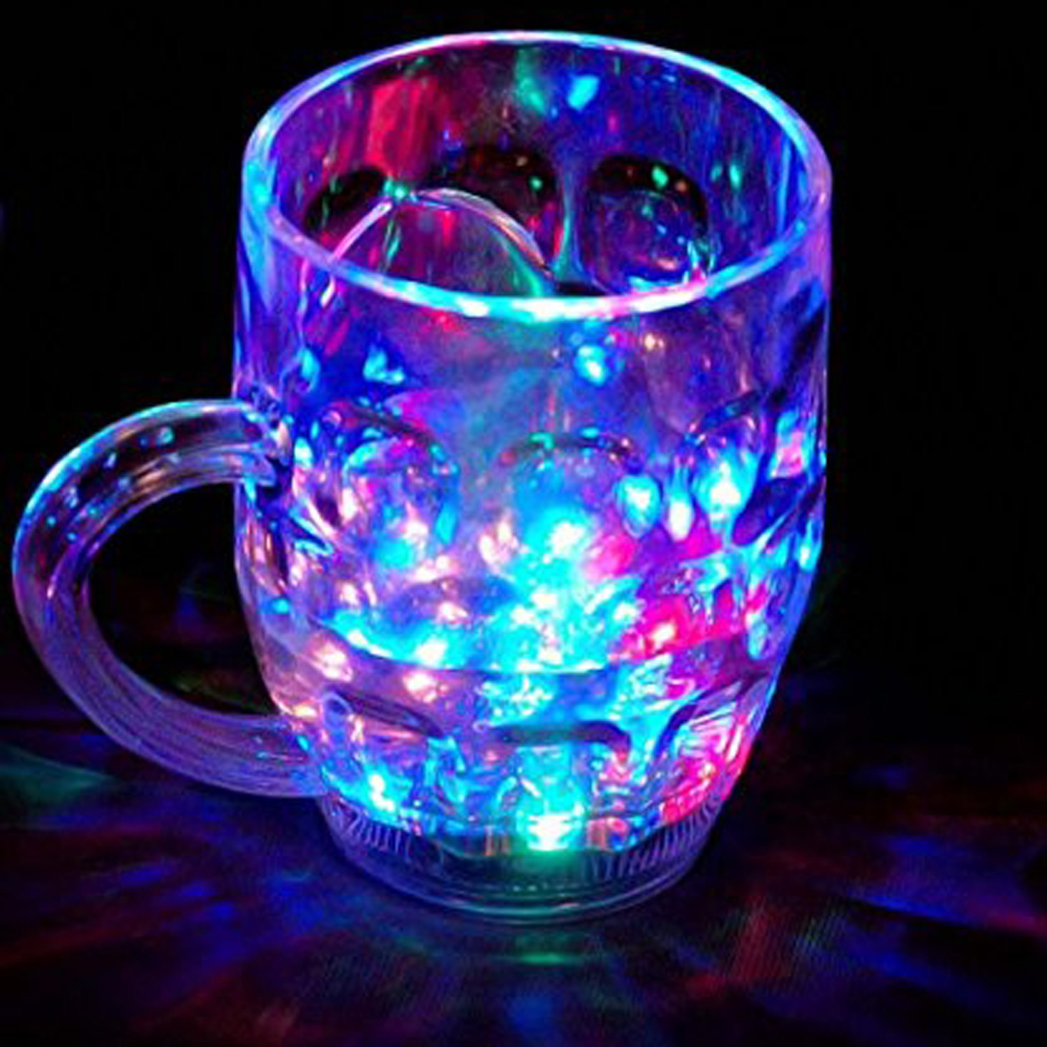 Image of Kidzoo 250ml LED Flashing Lightning Magic-Mug For Gift & All Party Occasions Plastic Beer Mug