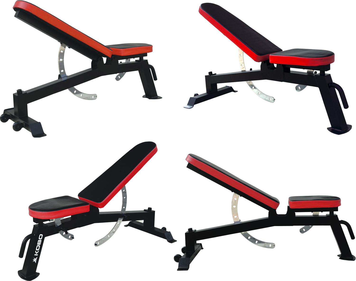 Image of KOBO EB-1008 Adjustable Exercise Bench Imported Multipurpose Fitness Bench