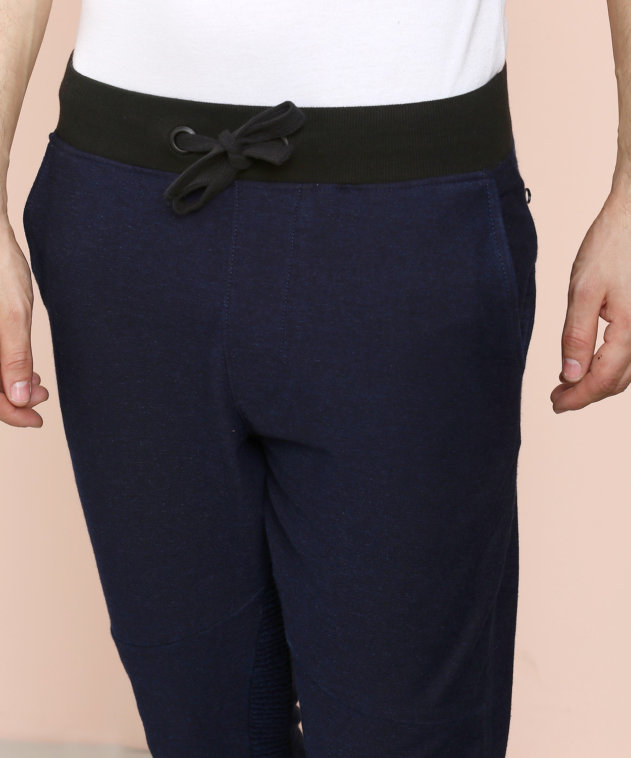 Image of United Colors of Benetton Regular Fit Men Dark Blue Trousers