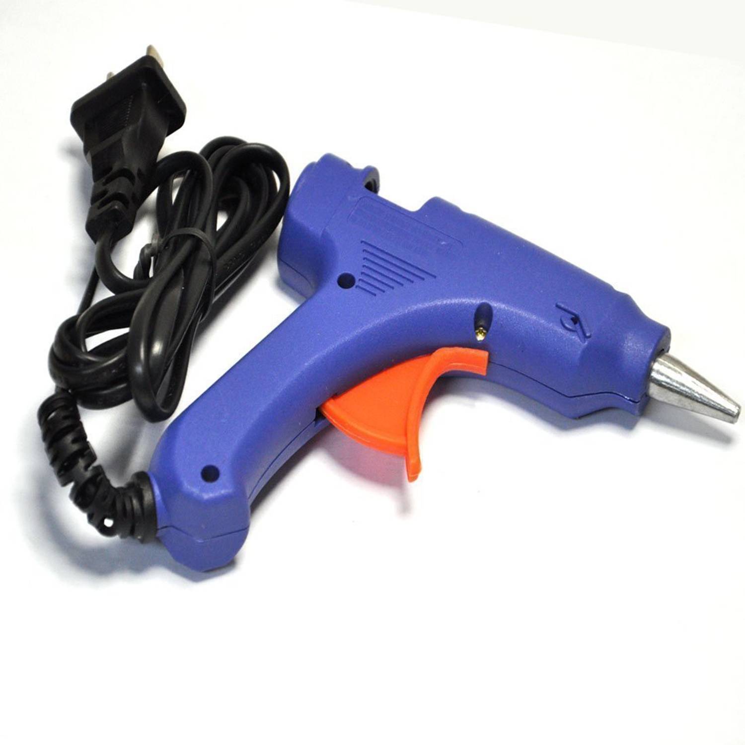 bandook NEW BLUE MINI HOT GLUE GUN 20 WATT ON OFF SWITCH AND INDICATOR WITH ONLY 5 STICKS Standard Temperature Corded Glue Gun (7 mm) Standard Temperature Corded Glue Gun