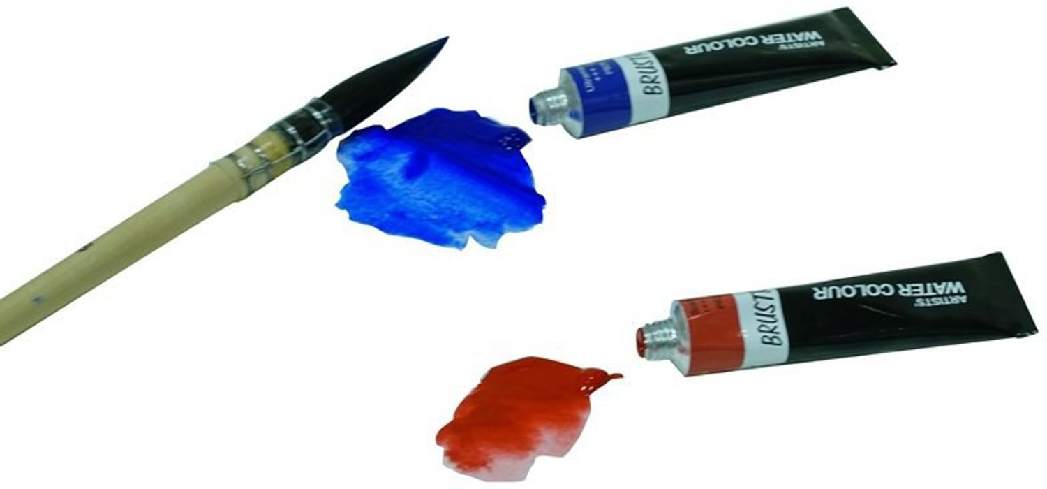 Image of BRuSTRO Artists' Watercolour Set of 24 Colours X 12ML Tubes