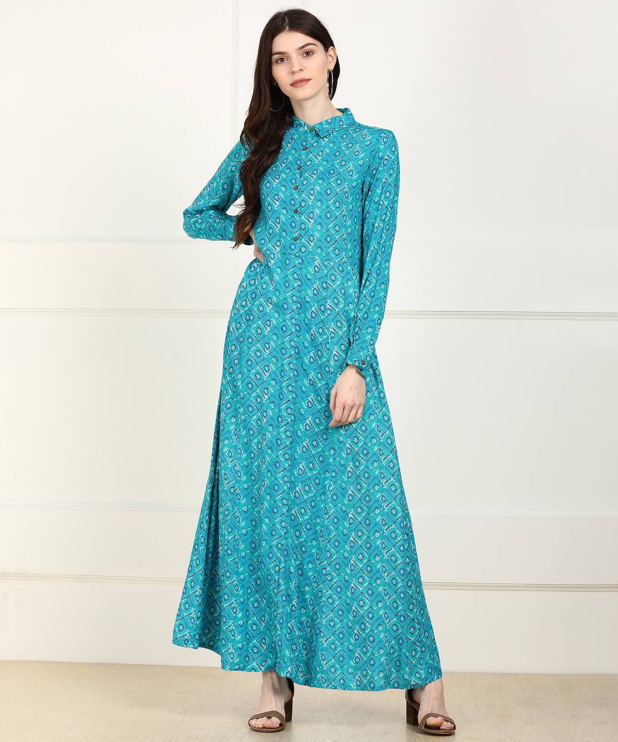 global desi blue maxi dress Global Desi Malin Indigo Maxi Dress (Size: XS, AW16R35546MX314) in Hingoli at 4,461 - 4,599 by Pari Ladies Collection Saree Center