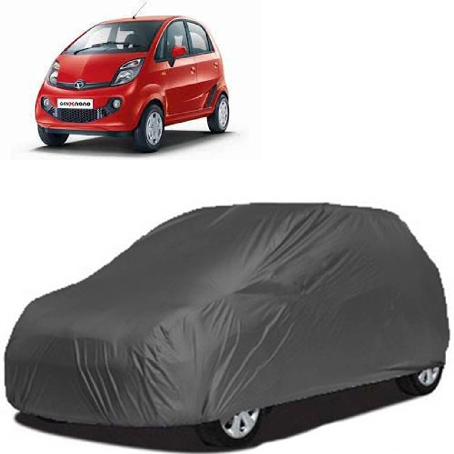 A+ RAIN PROOF Car Cover For Tata Nano Genx (Without Mirror Pockets)