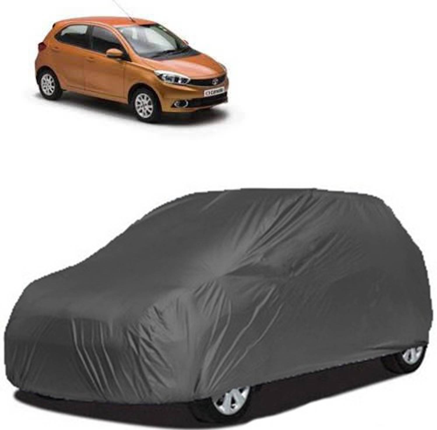 A+ RAIN PROOF Car Cover For Tata Tiago (Without Mirror Pockets)