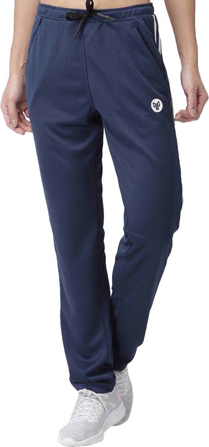 2GO Colorblock Men Dark Blue Track Pants